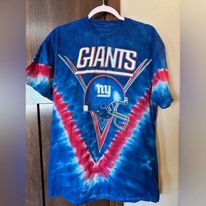VTG New York Giants Tie Dye Short Sleeve Size L